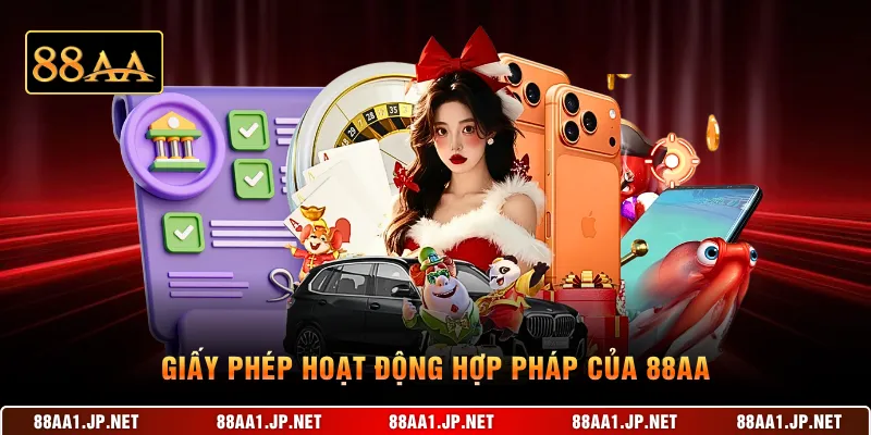 Giấy phép hoạt động hợp pháp của 88AA